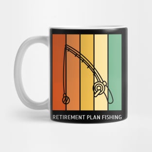 Retirement Plan Fishing Funny Fishing Mug